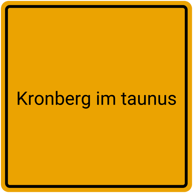 Meldebestätigung Kronberg im Taunus